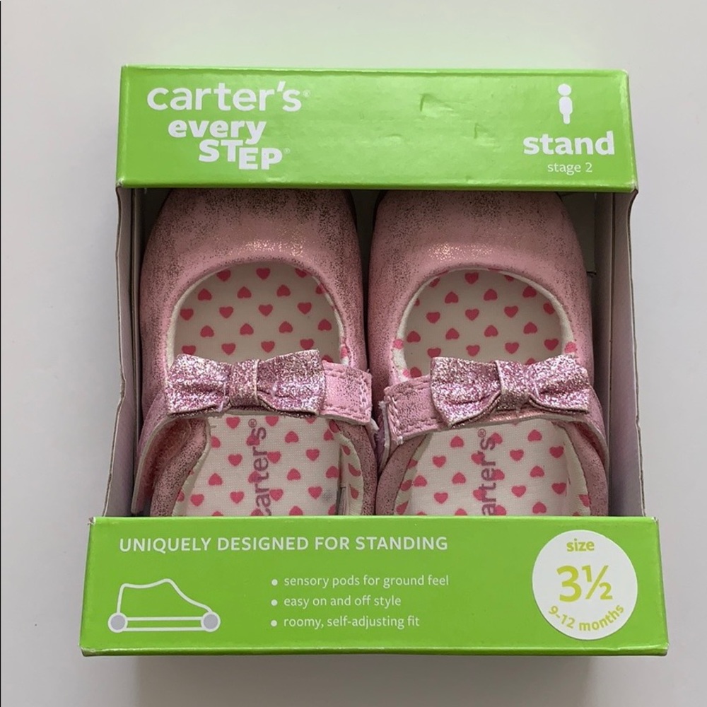 NWT Carter’s every step 2 both feet stand.